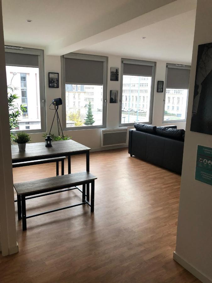Appartement HYPER CENTRE - WIFI FIBRE GRATUIT - JERGWELOH - Le New Yorkais à Caen Extérieur photo