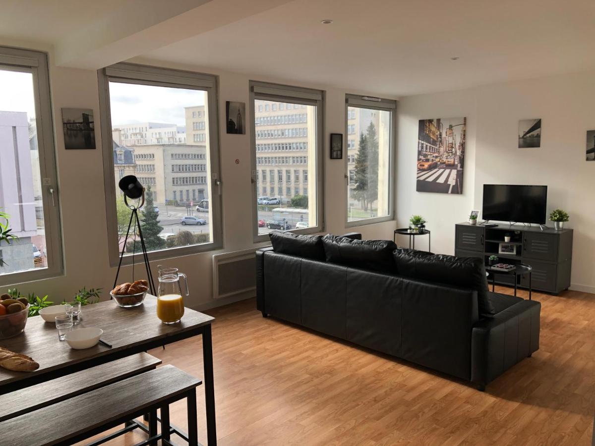 Appartement HYPER CENTRE - WIFI FIBRE GRATUIT - JERGWELOH - Le New Yorkais à Caen Extérieur photo