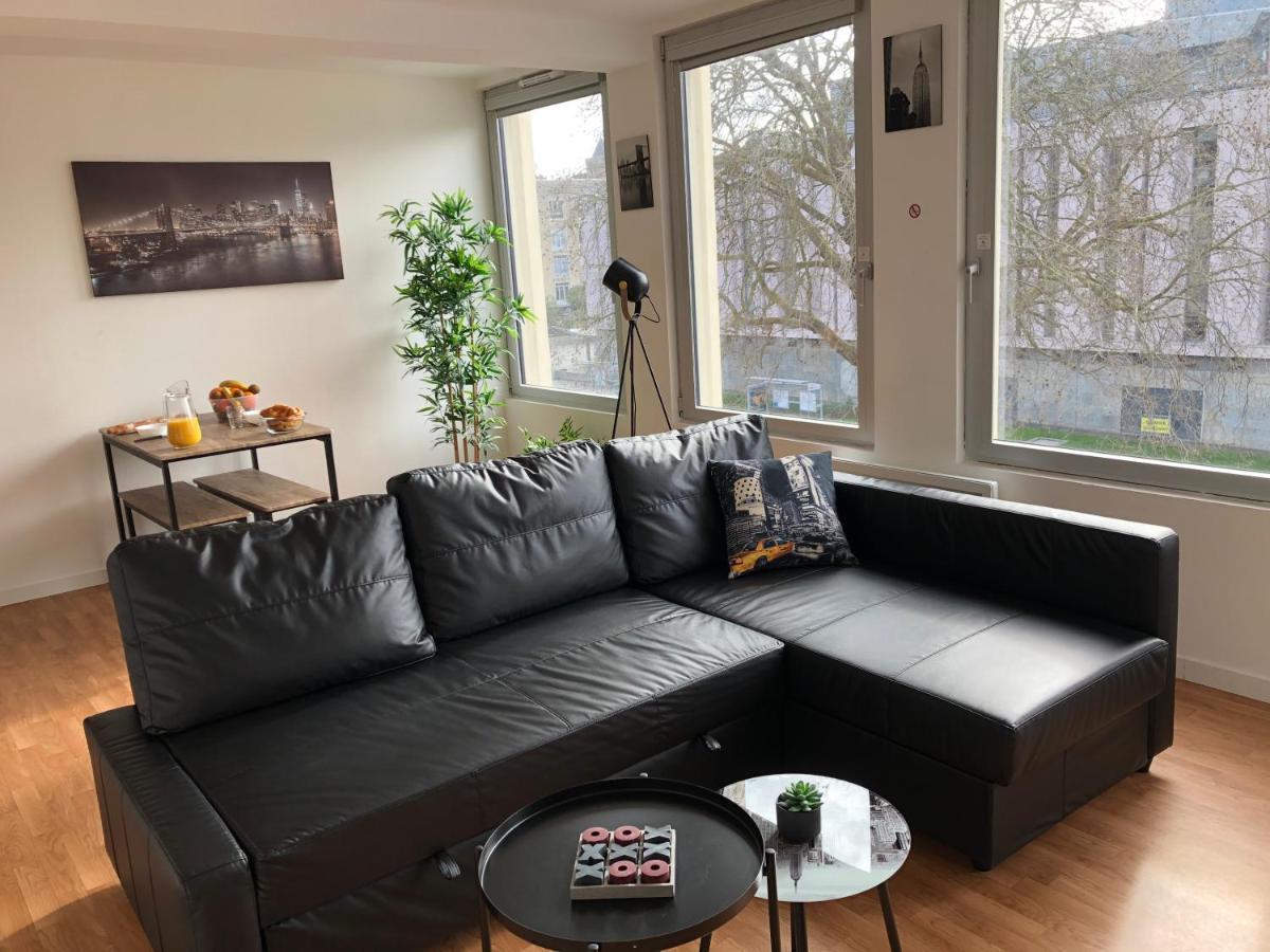 Appartement HYPER CENTRE - WIFI FIBRE GRATUIT - JERGWELOH - Le New Yorkais à Caen Extérieur photo