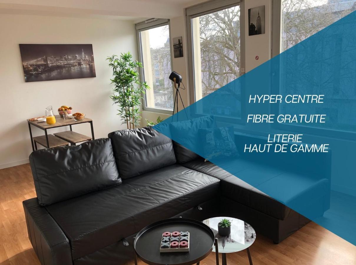 Appartement HYPER CENTRE - WIFI FIBRE GRATUIT - JERGWELOH - Le New Yorkais à Caen Extérieur photo